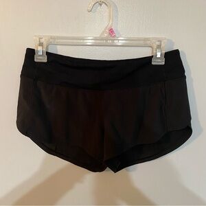 LULUEMON Black Running Shorts Size 4